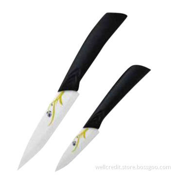 New design color ceramic blade painted knife with cheap price